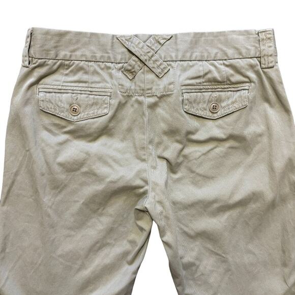 J.CREW Reinforced Knee Ankle Zip Utility Jogger Chino Pants in Khaki SZ 6 - Picture 6 of 11